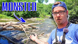 Dropping Baits Under CONCRETE SLABS For MONSTER FISH!!! (I Messed Up BIG TIME)