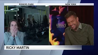 Ricky Martin accidentally hears WGN reporter's fangirl freak-out