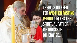 Fasting for Holy Communion. Is it needed? (Metropolitan Athanasios)