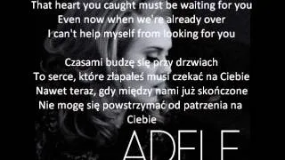 Adele - Set Fire to the Rain   Tekst i tłumaczenie PL