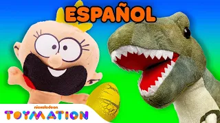 ¡Bebé Lily busca huevos de dinosaurio! | Aventuras de Loud House #1 | Toymation