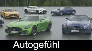 Mercedes AMG Family Exterior/Interior/Sound with GT R, GT S, GT C Roadster, GT
