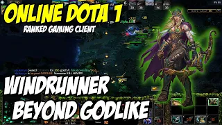 Dota 1 Windrunner/Alleria  Ranked Gaming Client Asia Public