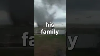 Tornado HITS MAN on Camera!