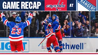 GAME HIGHLIGHTS | R1 G2: New York Rangers vs Washington Capitals (4/23/24)