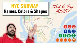 NYC Subway - Meaning of the Names, Colours & Shapes