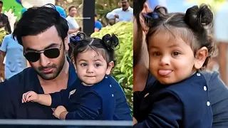 Ranbir Kapoor with daughter Raha Kapoor Cute Video