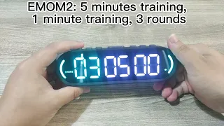 Digital LED Display Mini Gym Timer For Interval Workout