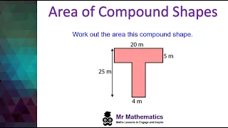 Area of Compound Shapes | Mr Mathematics