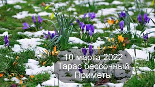 10 марта 2022 Святитель Тарасий. Тарас Бессонный. Приметы.