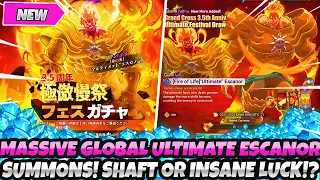 *LET'S GO!!!* MASSIVE SUMMONS ON THE ONE ULTIMATE ESCANOR BANNER! 3.5 ANNI FESTIVAL (7DS Grand Cross