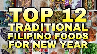 TOP 12 TRADITIONAL FILIPINO FOODS FOR NEW YEAR || MEDIA NOCHE|| HAPPY NEW YEAR CELEBRATION