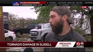 Slidell construction workers describe riding out tornado