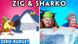 ZIG & SHARKO CLIMB MOUNTAIN - ZIG & SHARKO WITH ZERO BUDGET | Hilarious Cartoon Compilation