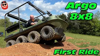 Argo 8x8 Amphibious First Ride