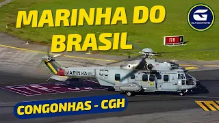 VEJA QUEM APARECEU EM CONGONHAS ESSA SEMANA - 2 HELICÓPTEROS DA MARINHA DO BRASIL UH-15 SUPER COUGAR