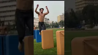 Tiger Shroff Stunt Training #shorts