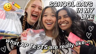 SCHOOL DAYS IN MY LIFE | what AP TESTS are really like...