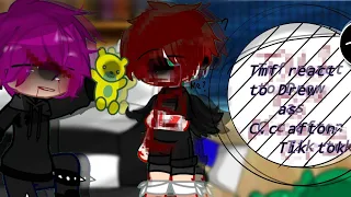 🧲:: TMF REACT TO DREW AS C.c //afton:: gacha club::[1/2] 🧁!