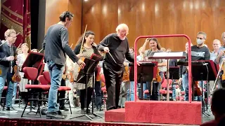 Standing ovation welcomes John Williams to Teatro alla Scala / Open Rehearsal / December 11, 2022