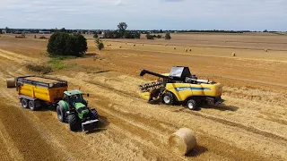 Jęczmień Ozimy w Agro-Frachcie //10t z h? // Żniwa 2022 w 4K