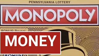 Monopoly & U.S. Mint Coins. Pa lottery scratch tickets
