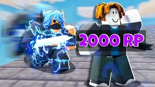 How I USED Elektra TO GET NIGHTMARE 2000 RP (Roblox Bedwars)