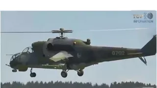 MI-24 Helicopter Replica Scale Model