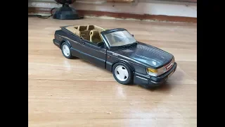 Diecast SAAB 900 Turbo,1:18 Scale. Review.Автомодели.Обзор