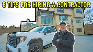 8 Tips For Hiring a Contractor! (Don't Make THESE MISTAKES!)