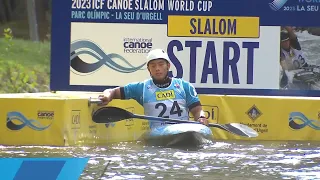 Xin Quan China Semi Final / 2023 ICF Canoe-Kayak Slalom World Cup La Seu d'Urgell Spain