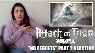 ATTACK ON TITAN OVA "NO REGRETS PART 2" REACTION