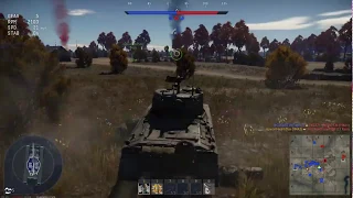Lucky Shot with a Sherman M4A3 on the Move | War Thunder