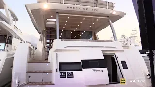 2019 Prestige 680 Luxury Yacht - Deck Interior Walkaround - 2018 Fort Lauderdale Boat Show