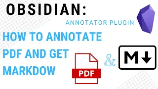 Annotate PDFs in Obsidian - Annotator Plug-in