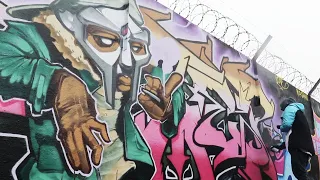 Graffiti Mural for MF DOOM