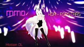 【MMD】KDA - POPSTARS【Haku Yowane】【60fps + Motion DL】