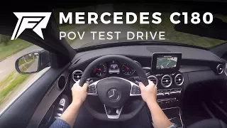2017 Mercedes-Benz C180 - POV Test Drive (no talking, pure driving)