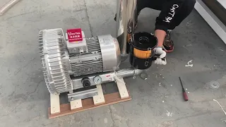 How to install vacuum pump on cnc router Как поставить Двухконтурный Вакуумный насос на станке с чпу