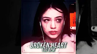 [FREE] Broken Heart - 100 BPM Bm | Gazo x 10AGE x PUSSYKILLER type beat | ice heart prod