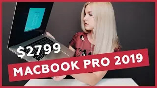 Распаковка ноутбука Apple MacBook Pro 15 2019 16