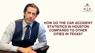 How do the car accident statistics in Houston compared to other cities in Texas?