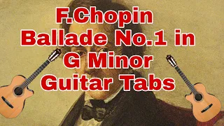 Chopin Ballade No.1 Guitar Tabs