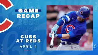 Game Highlights: Cubs Come Back Swinging, Score 12 Runs in Win Over Reds | 4/4/23