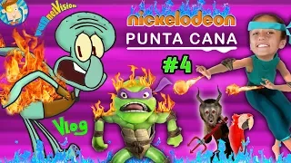 NICKELODEON Pet Monkey & Parrot! Spongebob Hotel Punta Cana Part 4 w  FUNnel Vision