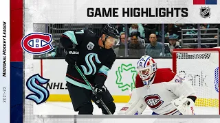 Canadiens @ Kraken 10/26/21 | NHL Highlights