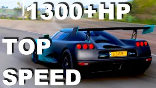 1300+HP Koenigsegg CC8S - TOP SPEED - Forza Horizon 5 - FIRST PERSON