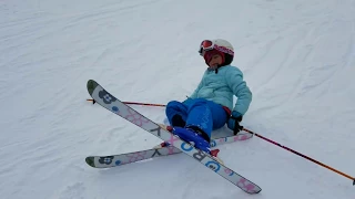 HOW TO SNOW SKI, Teaching Kids to Down Hill Ski