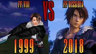 Squall's Limit Break Comparison - FF8 VS FF Dissidia NT