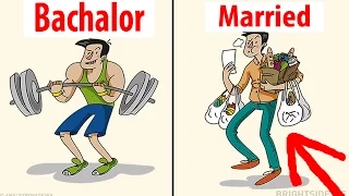 Bachelor Vs Married Life You Won't Believe Actually Exist